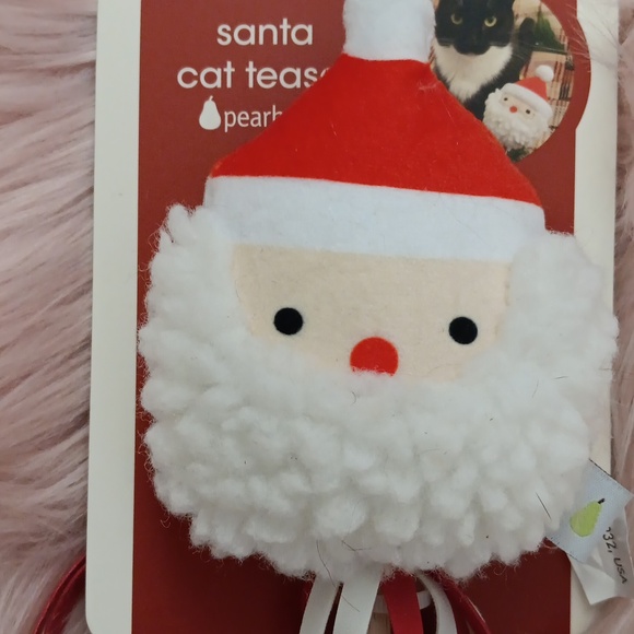 Brand New PearHead Santa Cat Teaser Cat Toy - Picture 3 of 4